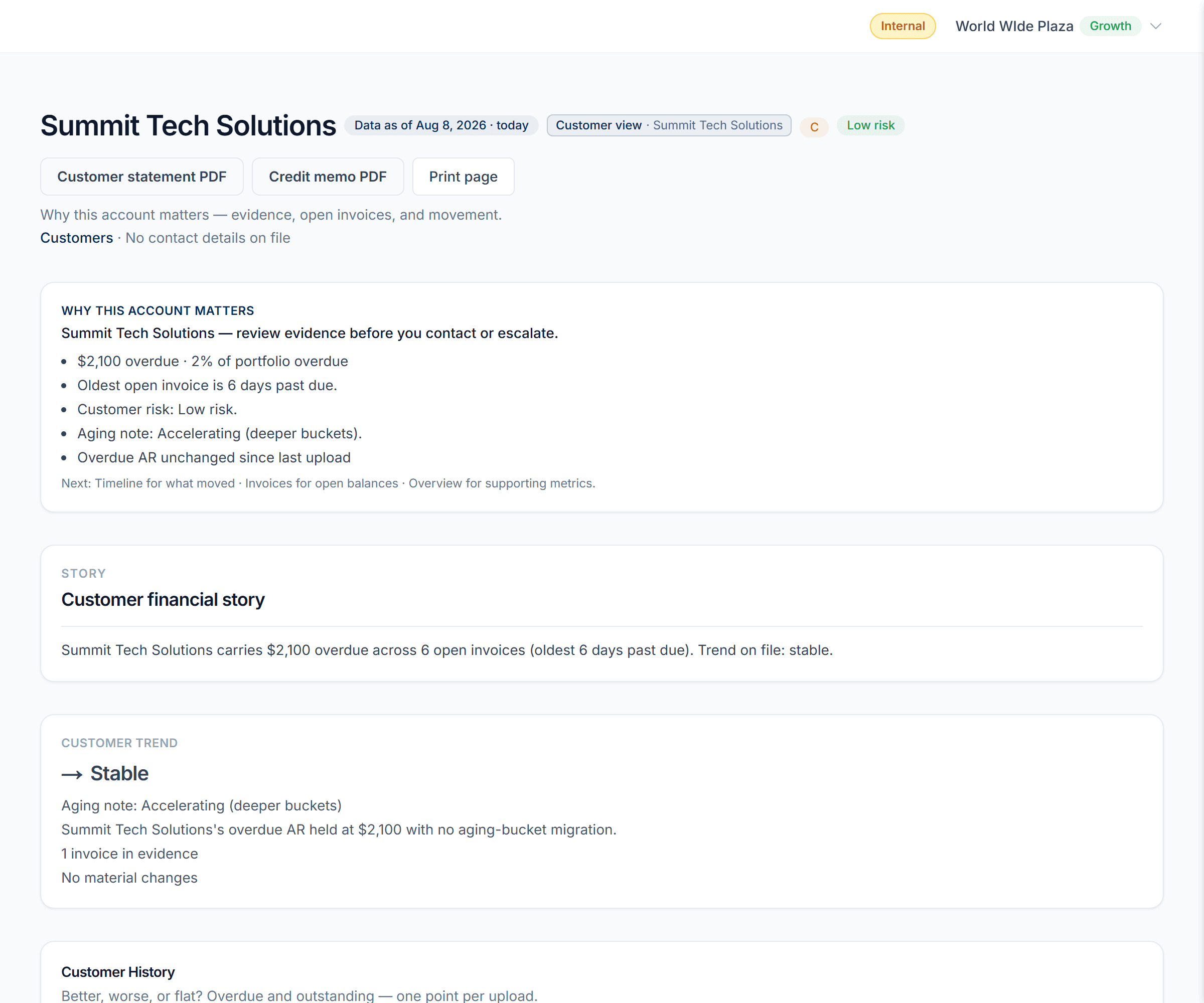 DueClarity customer review — why this account matters, backed by evidence